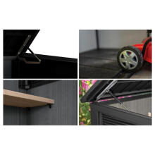 Dārza šķūnītis Deco Horizontal Shed valrieksta tonis