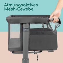 La Bebe™ Zina Co-Sleeper 2 in 1 Art.288056 Mineral Graphite  Bērnu gultiņa 2 in 1