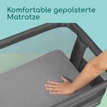 La Bebe™ Zina Co-Sleeper 2 in 1 Art.288056 Mineral Graphite  Bērnu gultiņa 2 in 1