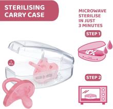 Chicco Physio Soft Art.288261 Pink  fizioloģiskās formas māneklītis silikona māneklītis 0+