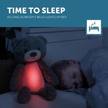 Zazu Brody Sleep Trainer Art.288267 Blue Мягкая игрушка с ночником