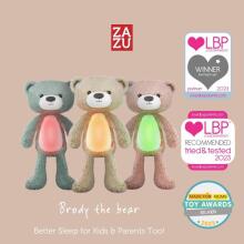 Zazu Brody Sleep Trainer Art.288267 Blue Мягкая игрушка с ночником