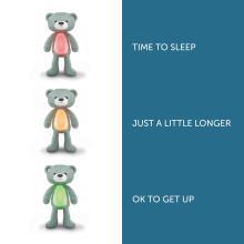 Zazu Brody Sleep Trainer Art.288268 Pink Soft toy with night light