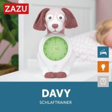 Zazu Kids Davy Dog Sleeptrainer Art.288270 Green Miega treneris bērniem ar nakts gaismu