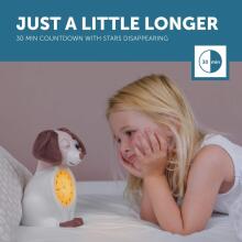 Zazu Kids Davy Dog Sleeptrainer Art.288271 Taupe Sleep Trainer with Davy's Night Light