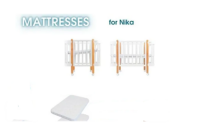 La Bebe™ Nika Bed Art.288286 Children's foam mattress 60x120x7cm (Compatible with Ingvart)