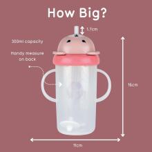 Tum Tum Baby Cup Art.288480 Fox Baby sippy cup with straw for ages 6+ months, 300 ml