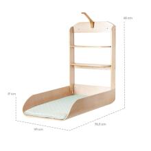 Roba Style Wall Changing Shelf   Art.288486 Natural Pārtināmais galds (stiprināms pie sienas)