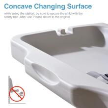 Kidsworld Removable Changing Table  Art.288488 White Pārtināmais galds (stiprināms pie sienas)
