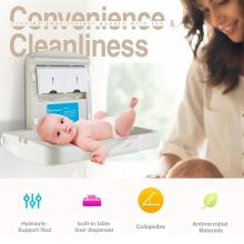 Kidsworld Removable Changing Table  Art.288488 White Pārtināmais galds (stiprināms pie sienas)