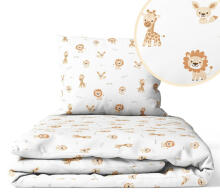 Bedding set - 6  parts - 120/90/360 - SWEET SAFARI