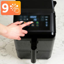 Vertical Double Chamber Oil-Free Fryer 11.6 l Air Fryer Berdsen 3000W BD-663