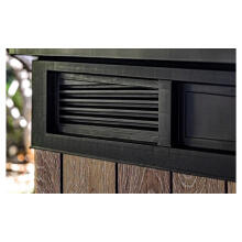 Dārza šķūnītis Deco Horizontal Shed oša koka tonis