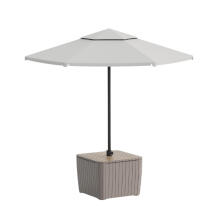 Подставка для садового столика/зонтика Luzon Parasol, цвет ясеня/бежевый.