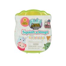 SQUISHMALLOWS SQUISH-A-LONGS figūriņas, 2-paka necaurspīdīgā iepakojumā, 2,5 cm