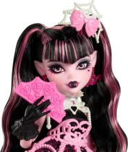 Monster High Scary Sweet Birthday – Draculaura Doll in Pink Party Dress with Accessories