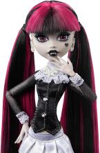 Monster High Reel Drama – Draculaura Black & White Collectible Doll with Life-Size Poster