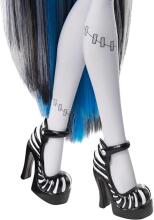 Monster High Reel Drama – Frankie Stein Black & White Collectible Doll with Life-Size Poster