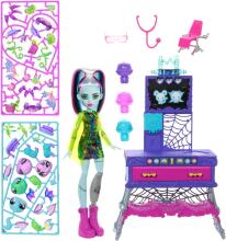 Monster High Make-A-Monster Pet Lab – Frankie Stein komplekts ar 30+ aksesuāriem