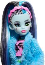 Monster High Creepover Party – Frankie Stein Doll with Pajama Outfit, Watzie & Accessories