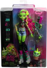 Monster High Venus McFlytrap lelle – augu iedvesmots stils ar Chewlian un aksesuāriem