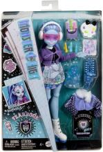 Monster High Fearbook Abbey Bominable – Art Club Doll with College Jacket, Yearbook & Creative Accessories