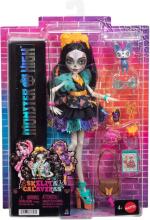 Monster High Skelita Calaveras lelle – krāsains papel picado stils ar Candelita