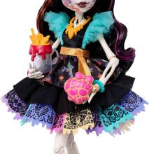 Monster High Skelita Calaveras lelle – krāsains papel picado stils ar Candelita