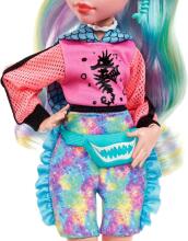 Monster High Lagoona Blue Doll – Casual School Look with Hoodie, Bike Shorts & Pet Neptuna