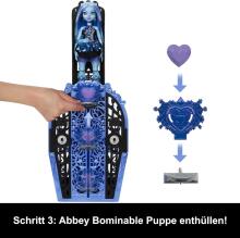 Monster High Skulltimate Secrets: Monster Mysteries Abbey Bominable Doll – Magical Wardrobe with 19+ Surprises