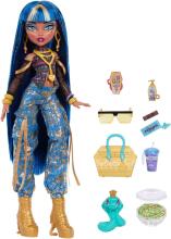 Monster High Cleo de Nile – zelta stila lelle ar Hissette