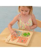 MASTERKIDZ Wooden Magnetic Maze Montessori Writing and Motor Skills
