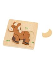 VIGA Wooden Puzzle - My Friend Horse
