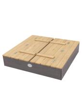 Axi Sandbox Ella 100 x 95 ar soliņiem pelēkā krāsā