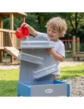 CLASSIC WORLD EDU Wooden Water Cascade Water Track with Pipes and Tank