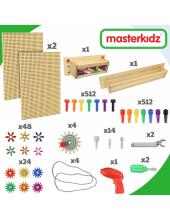 MASTERKIDZ STEM Montāžas Paneļi 2x 120x80 cm + Piederumu XXL Komplekts