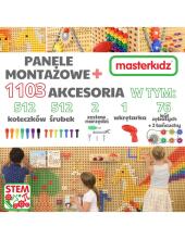 MASTERKIDZ STEM Montāžas Paneļi 2x 120x80 cm + Piederumu XXL Komplekts