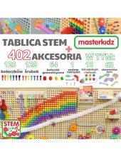 MASTERKIDZ Свободно стоящая образовательная доска Креативный STEM 125 x 86 + Набор аксессуаров