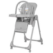 Augstais krēsls Carrello Lotus CRL-12101 Alba Grey