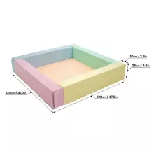 Square Ball Pit – Soft Play Sensory Ball Pit for Toddlers (Indoor & Outdoor Use)
