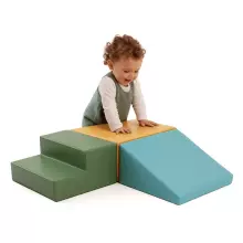 Mini Climbie – mīksts rotaļu kāpšanas un rāpošanas komplekts mazuļiem (vecumā no 6 mēnešiem līdz 3 gadiem)