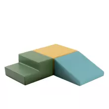Mini Climbie – mīksts rotaļu kāpšanas un rāpošanas komplekts mazuļiem (vecumā no 6 mēnešiem līdz 3 gadiem)