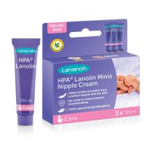Lansinoh HPA® Lanolin Minis Nipple Cream Art.10234  lanolīna krēms sprauslām,3x7 ml,