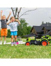 FALK pedāļu traktors ar iekrāvēju un Claas piekabi vecumā no 2 līdz 5 gadiem