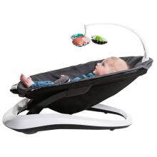 4moms BounceRoo  Infant Seat  Art.15745 Silver Plush Revolucionārs šūpuļkrēsliņš