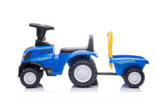 Ride-on car- 658T -  TRACTOR with TRAILER - NEW HOLLAND - BLUE
