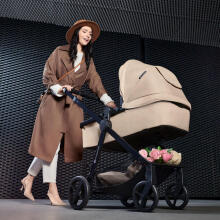 KinderKraft Newly 3 in1 Art.222812 Beige Универсальная коляска 3 в 1 +автокресло