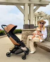 Mima Miro Compact Travel Stroller Art.289928 Mocha pastaigu rati