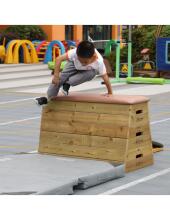 CLASSIC WORLD Wooden Gymnastics Box Horse 4 Levels