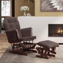 Bebe Basic Rocking Chair with Stool Art.290061 Lihgtgrey  Кресло-качалка для кормления